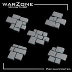 Rocas de Resina para Bases de Miniaturas - Ladrillos Caídos