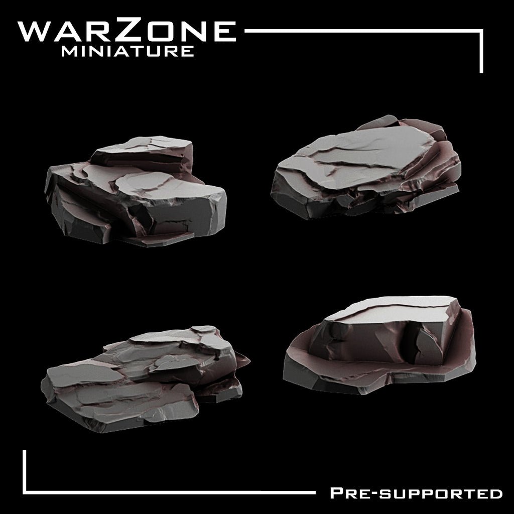 Rocas de Resina para bases de Miniaturas Vol. 2