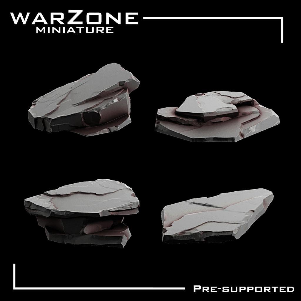 Rocas de Resina para bases de Miniaturas Vol. 2