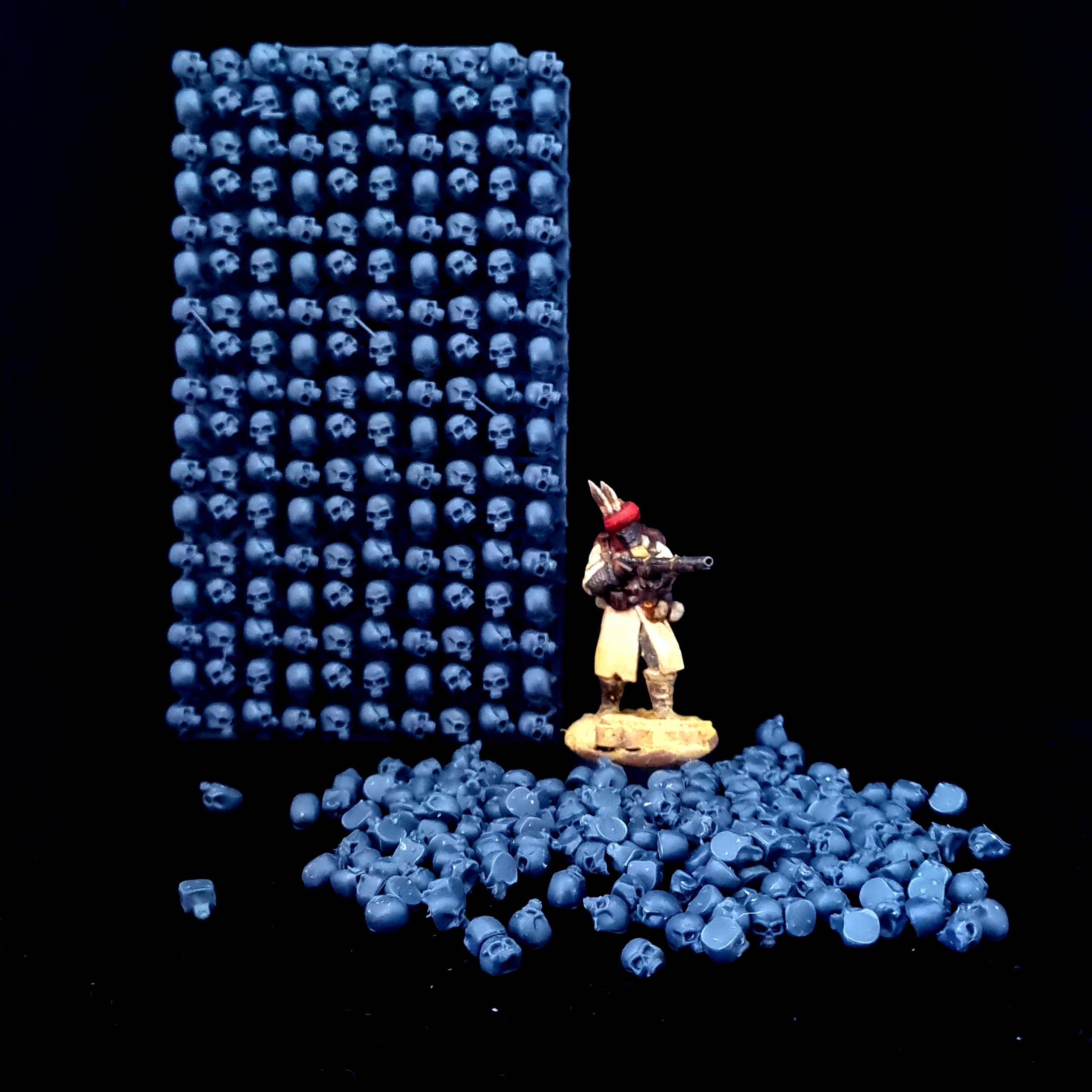 Set de Calaveras para Bases de Miniaturas - 170 Piezas Variadas | Wargaming