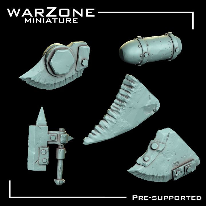 Bits de Vehículos Orkos vol. 5 - Púas y Accesorios