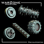 Bits de Vehículos Orkos vol. 1 - Ruedas, Placas, Cohetes y Tubos de Escape.