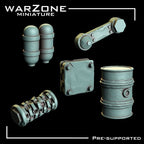 Bits de Vehículos Orkos vol.2 - Ruedas, Motores, Herramientas, Barriles