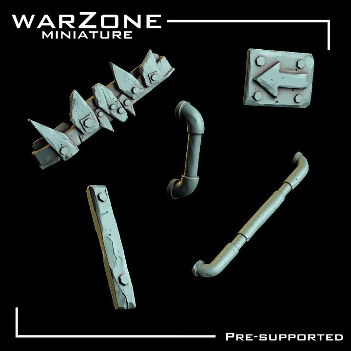 Bits de Vehículos Orkos vol. 4 - Tiras de Tanque y Partes de Vehículos