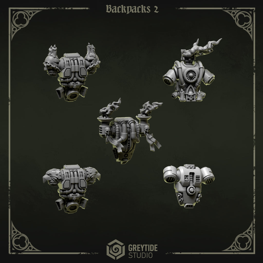 Eternal Pilgrims Power Packs - Space Marines - Greytide Studio