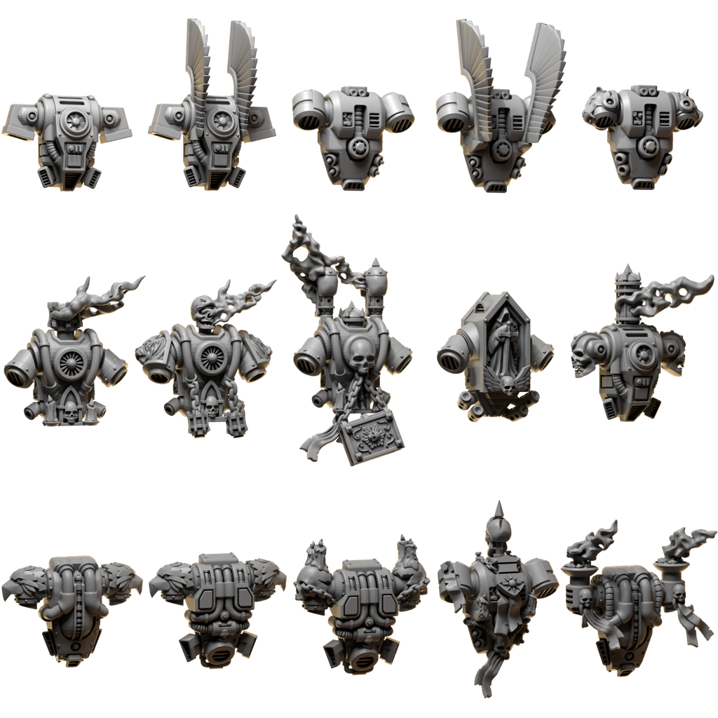 Eternal Pilgrims Power Packs - Space Marines - Greytide Studio