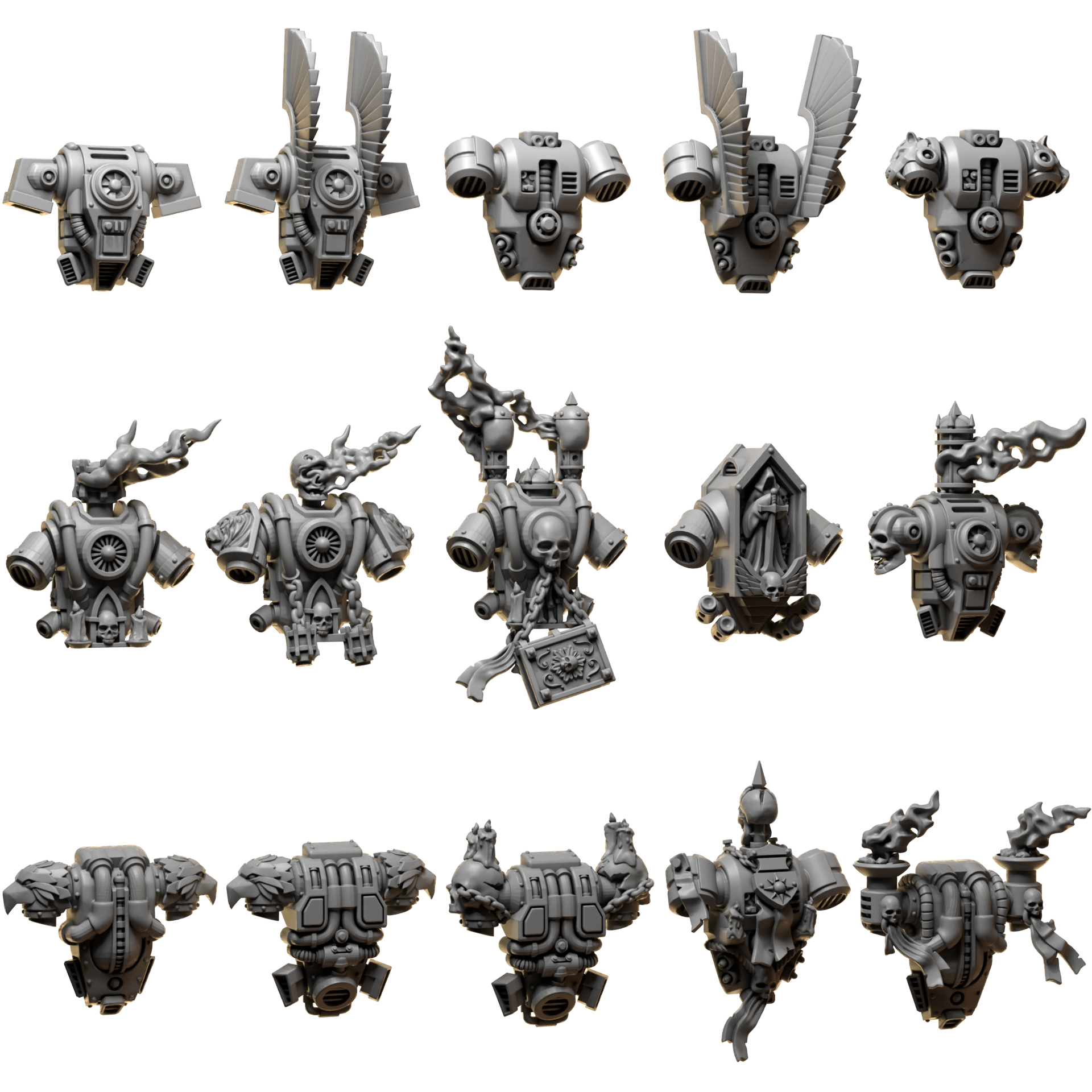 Eternal Pilgrims Power Packs - Space Marines - Greytide Studio