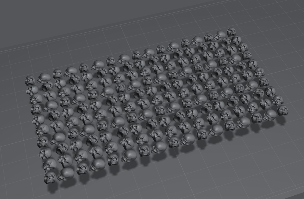 Set de Calaveras para Bases de Miniaturas - 170 Piezas Variadas | Wargaming