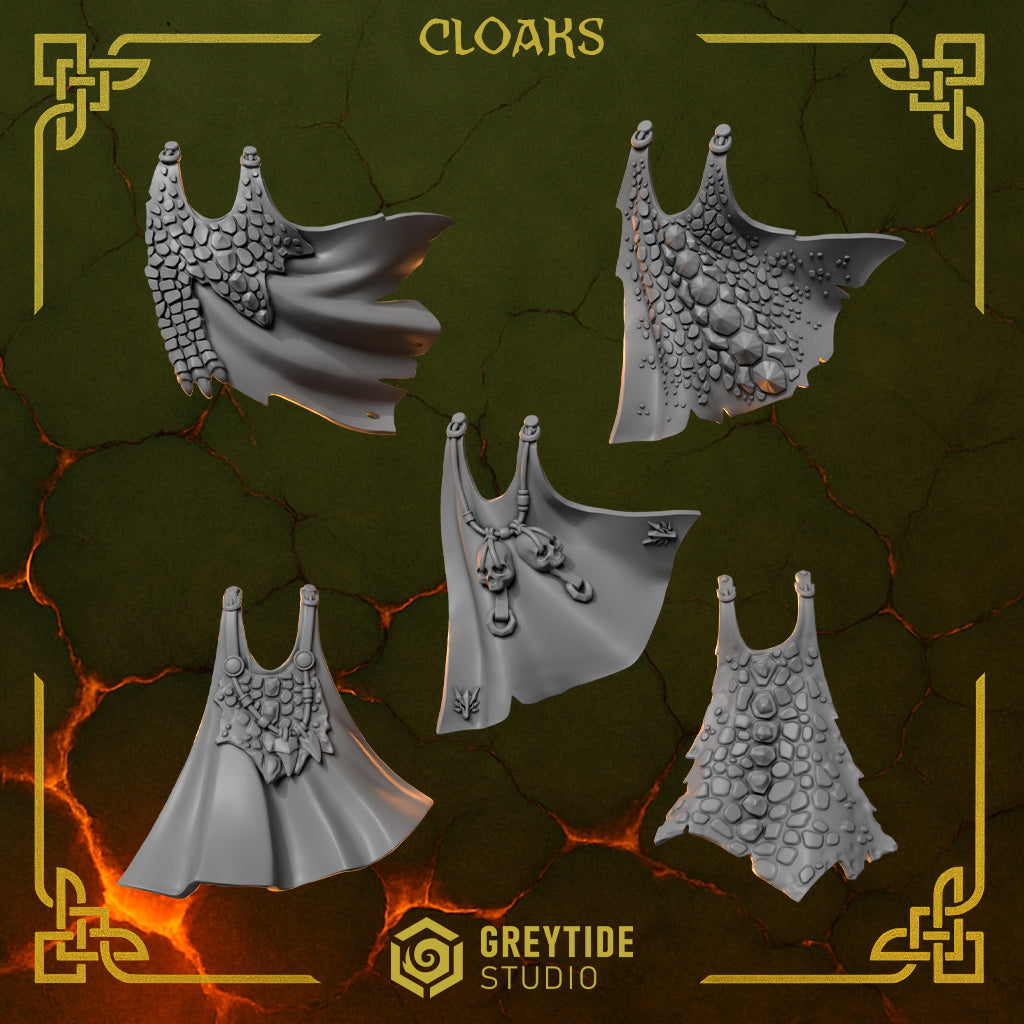 Anvil Wardens Hero Cloaks (x10) - Space Marines - Greytide Studio