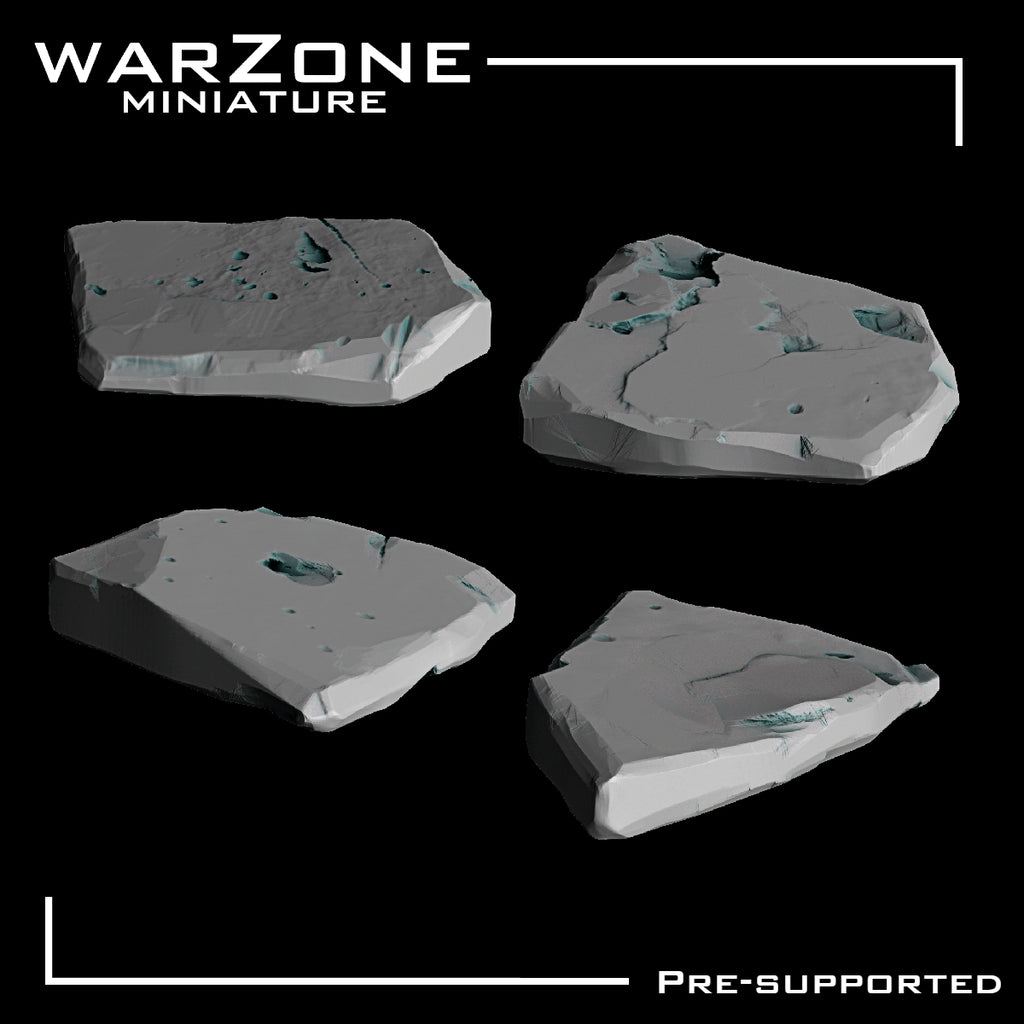 Rocas de Resina para bases de Miniaturas Vol. 4