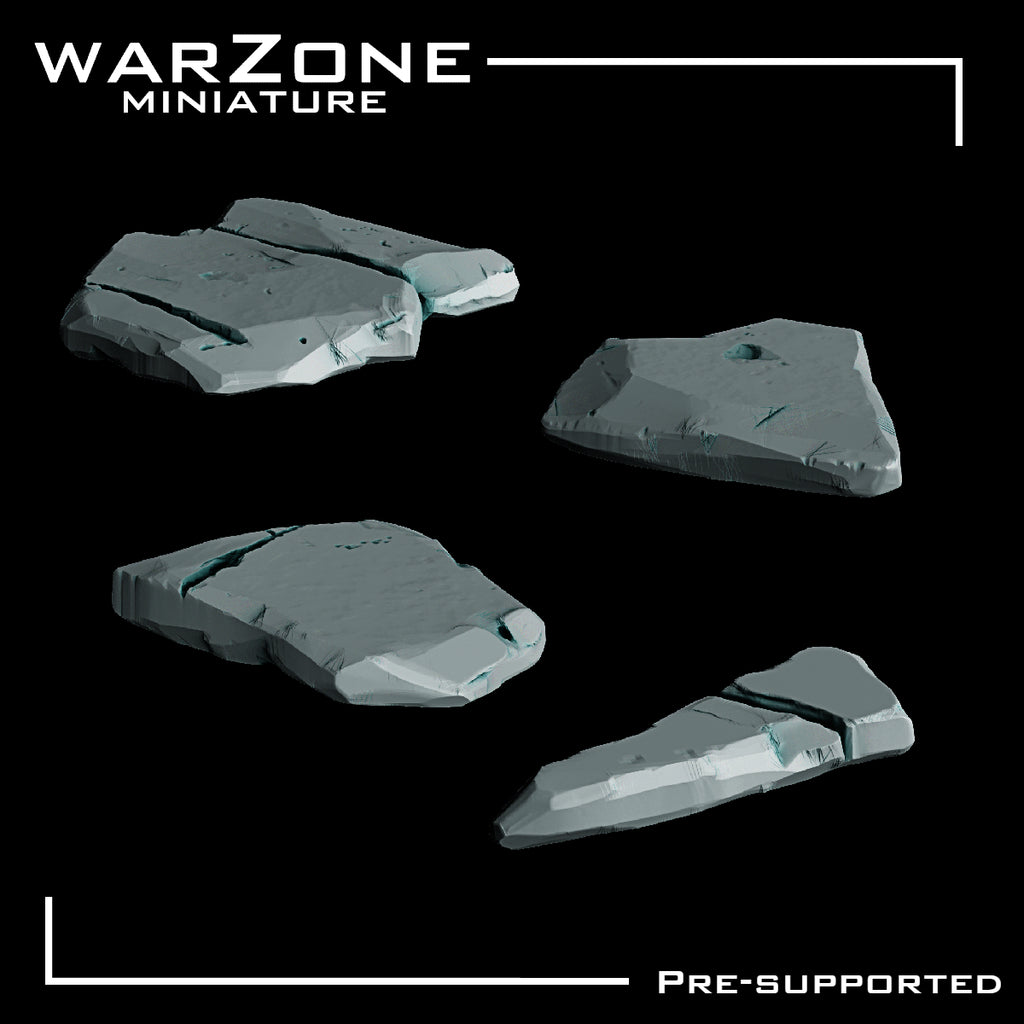 Rocas de Resina para bases de Miniaturas Vol. 4