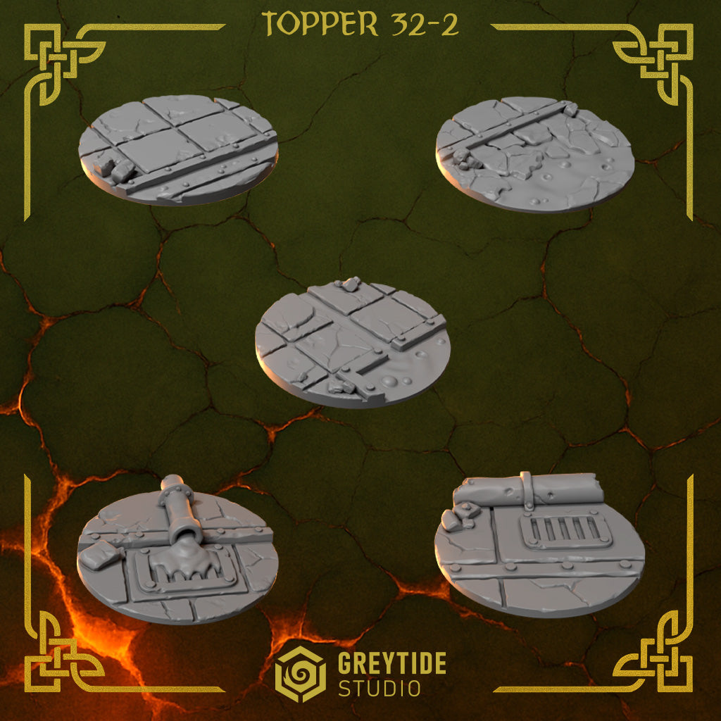 Anvil Wardens Base Toppers (x10) - Greytide Studio