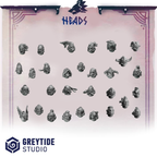 Primal Hounds Cabezas y Cascos - Space Marines - Greytide Studio