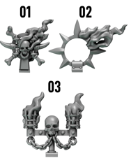 Kit Conversión Space Marines Compañía Maldita - Bits Warhammer 40K