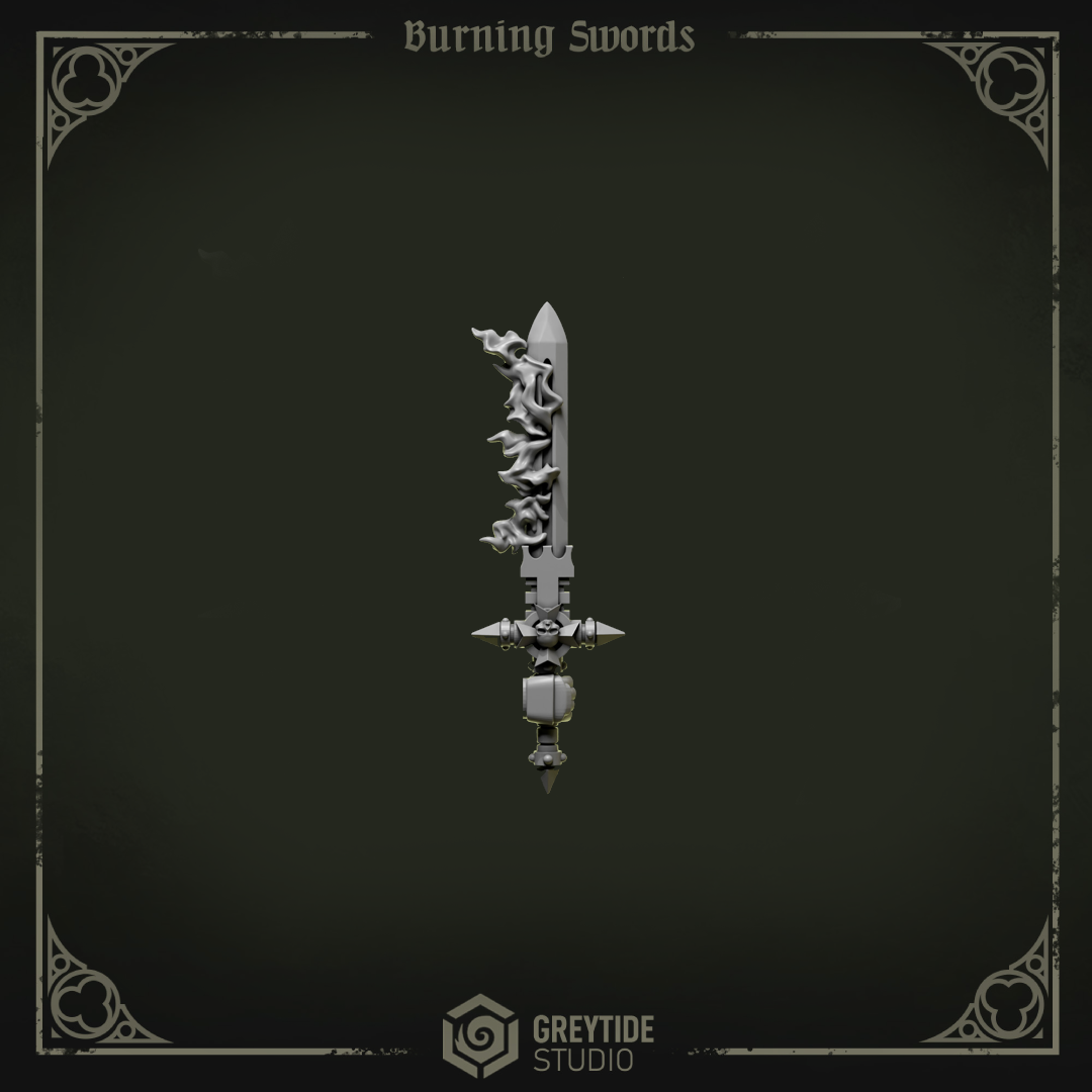 Eternal Pilgrims Espadas en Llamas - Space Marines - Greytide Studio