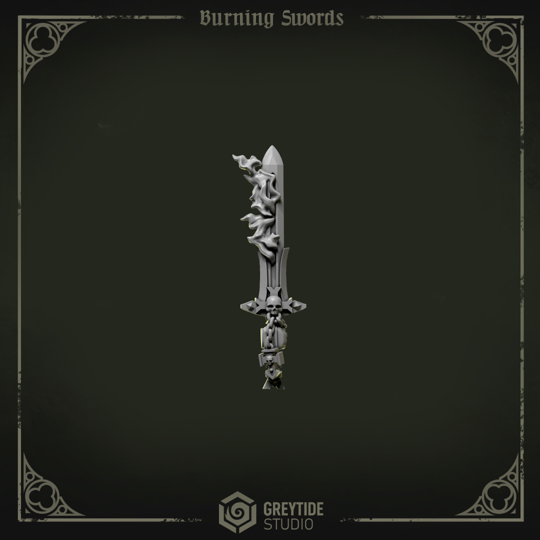 Eternal Pilgrims Espadas en Llamas - Space Marines - Greytide Studio