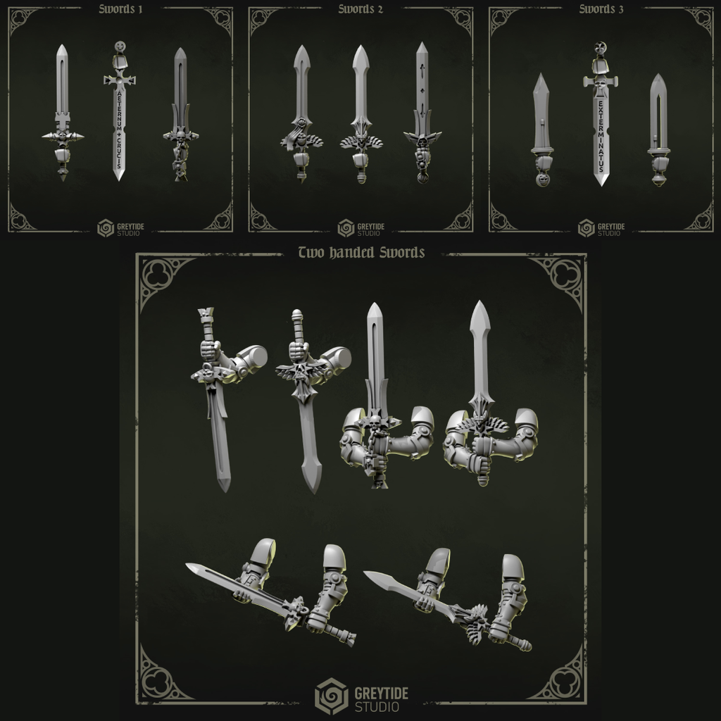 Eternal Pilgrims Espadas - Space Marines - Greytide Studio