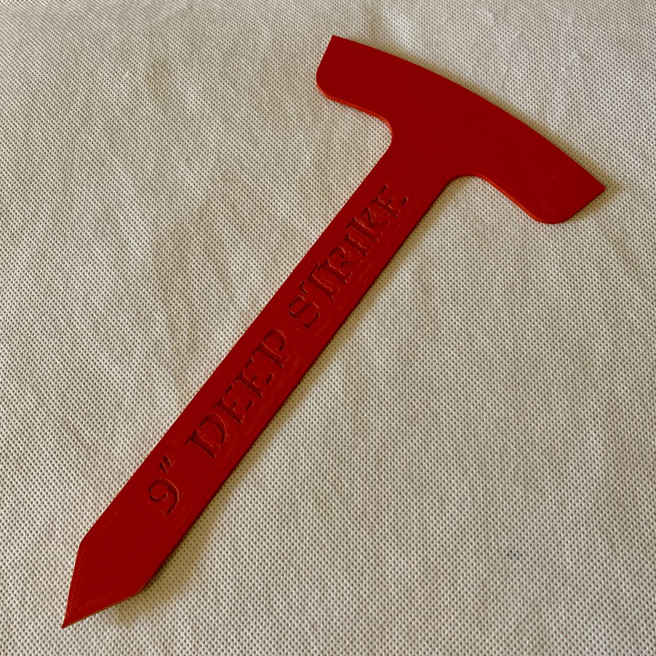 Set de 2 Tokens Deep Strike 9" - Medidor Teletransporte Warhammer 40K PLA