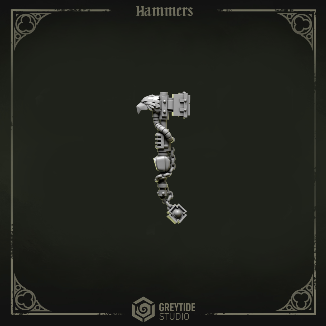 Eternal Pilgrims Martillos de una Mano - Space Marines - Greytide Studio