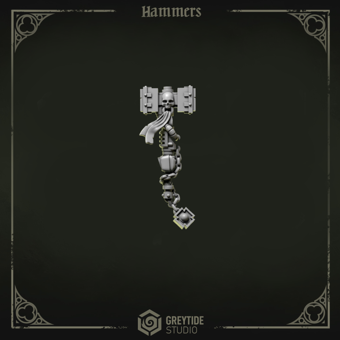 Eternal Pilgrims Martillos de una Mano - Space Marines - Greytide Studio