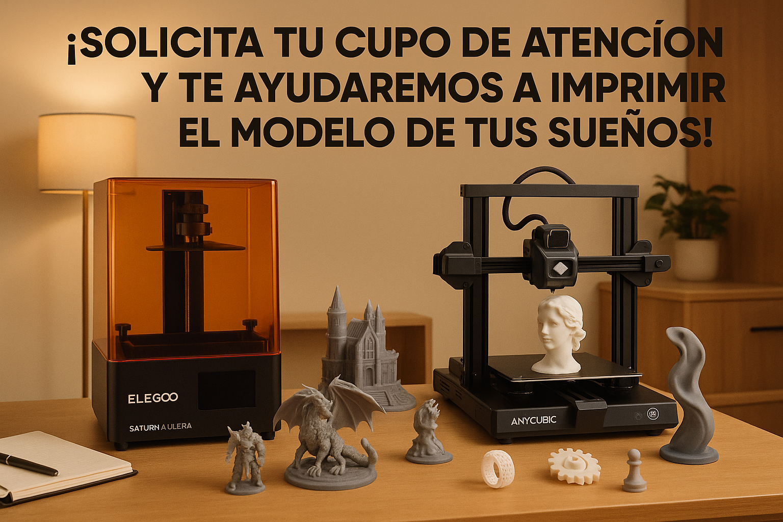 ¡Solicita tu cupo de atención y te ayudaremos a imprimir el modelo de tus sueños!