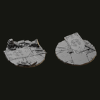 Eternal Pilgrims Base Toppers 50mm, 60mm, 90mm y 90x50mm - Greytide Studio